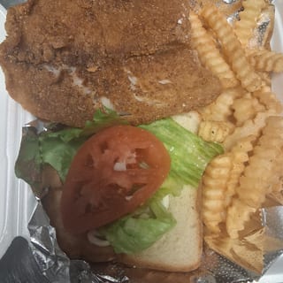 Flounder Sandwich