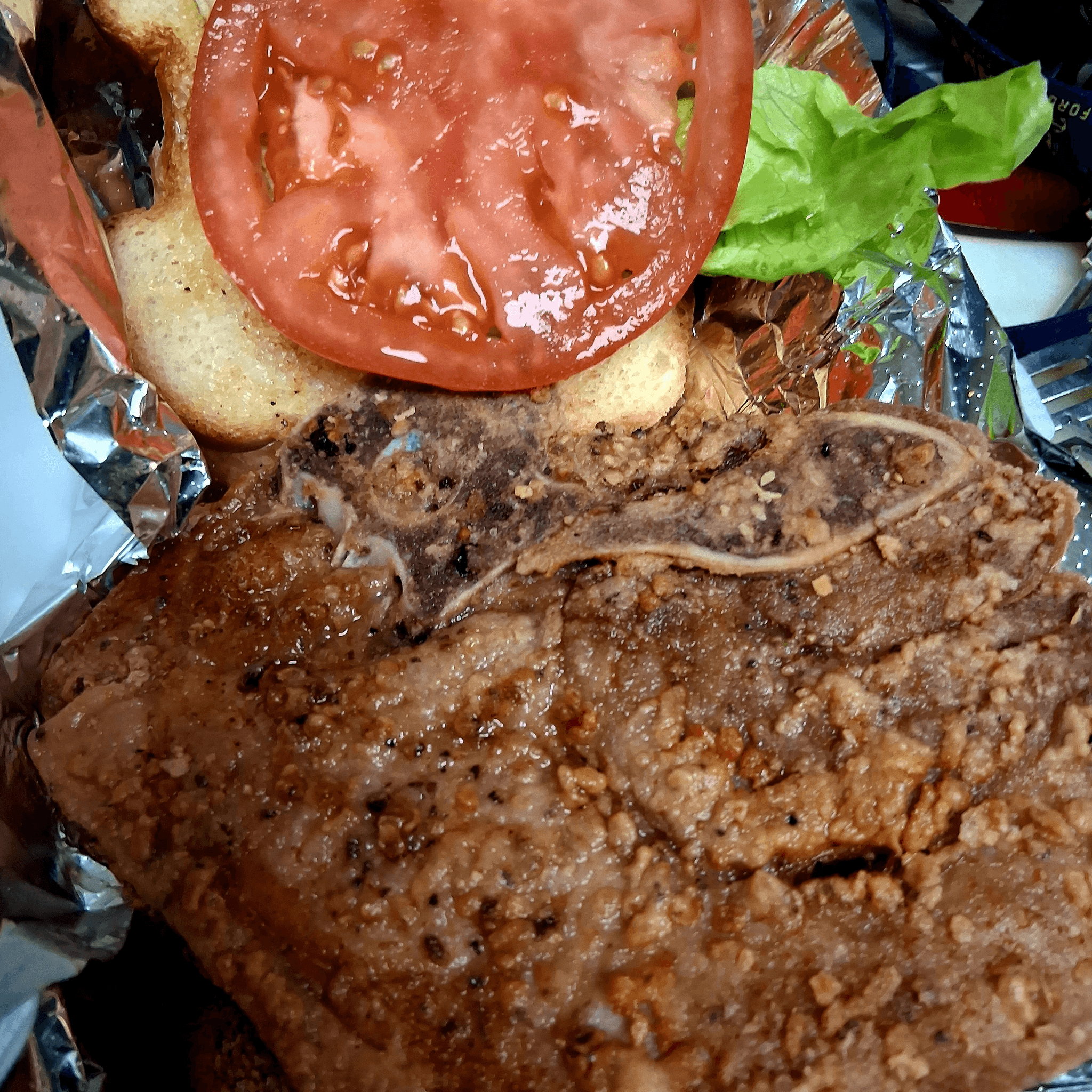 Pork Chop Sandwich.
